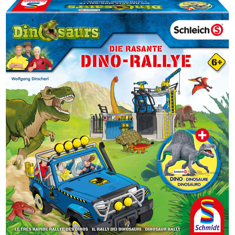 schleich®, Dinosaurs, Die rasante Dino-Rallye (Spiel) von Schmidt Spiele