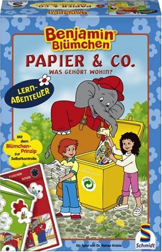 Benjamin Blümchen - Papier & Co, was gehört wohin? Für 1-4 Spieler Benjamin Blümchen - Papier & Co, was gehört wohin? Für 1-4 Spieler von Schmidt