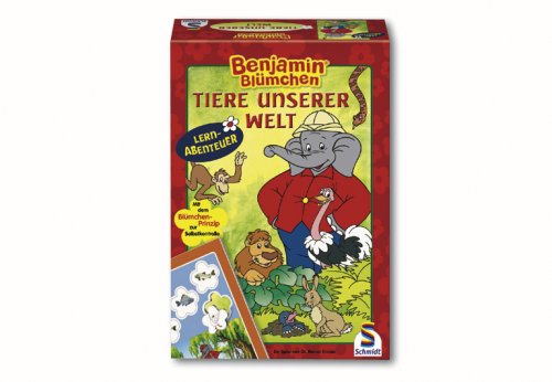 Benjamin Blümchen - Tiere unserer Welt, für 1-4 Spieler Benjamin Blümchen - Tiere unserer Welt, für 1-4 Spieler von Schmidt