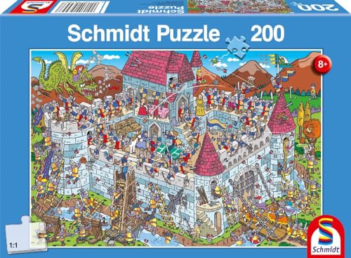 Blick in die Ritterburg: Kinderpuzzle Standard 200 Teile Blick in die Ritterburg: Kinderpuzzle Standard 200 Teile von Schmidt
