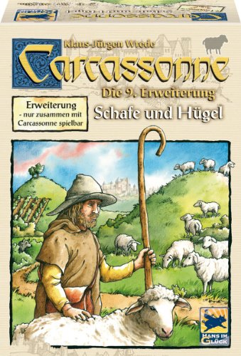Hans im Glück 48240 - Carcassonne, Schafe und Hügel - Erweiterung 9, Legespiel Hans im Glück 48240 - Carcassonne, Schafe und Hügel - Erweiterung 9, Legespiel von Schmidt