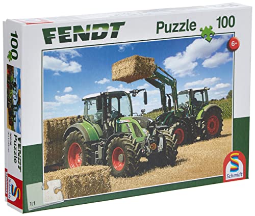 Schmidt CGS_56256 Puzzle: 100 Tractor Cargo Front Loader Fendt, Multicolor Schmidt CGS_56256 Puzzle: 100 Tractor Cargo Front Loader Fendt, Multicolor von Schmidt