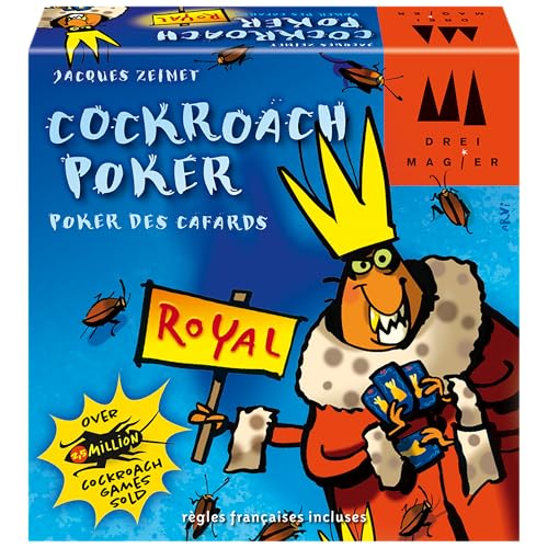 Schmidt Kakerlake Poker Royal, Kartenspiel, ab 8 Jahren, 2-6 Spieler, 15 Minuten Spieldauer Schmidt Kakerlake Poker Royal, Kartenspiel, ab 8 Jahren, 2-6 Spieler, 15 Minuten Spieldauer von Schmidt