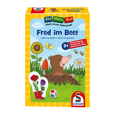 Schmidt Spiele 40550 Ene Mene MUH, Fred im Beet, Lernspiel, bunt von Schmidt