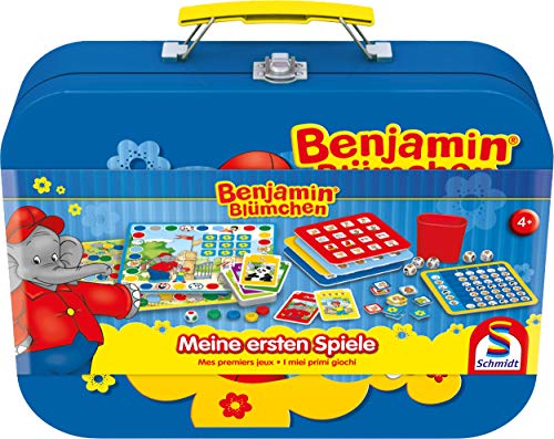 Schmidt Spiele 40573 - Benjamin Blümchen Spielekoffer, Meine ersten Spiele von Schmidt