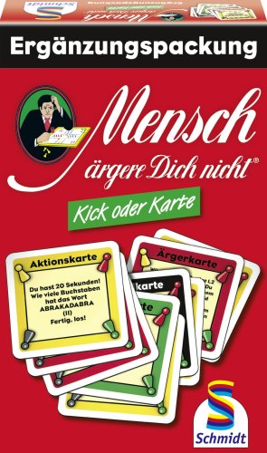 Schmidt Spiele 51138 - Mensch ärgere Dich nicht, Kick oder Karte, Ergänzungspackung Schmidt Spiele 51138 - Mensch ärgere Dich nicht, Kick oder Karte, Ergänzungspackung von Schmidt