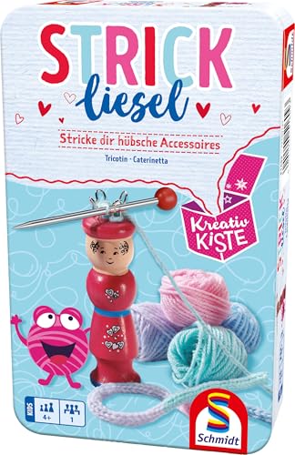 Schmidt Spiele 51609 Strickliesel, Reisespiel in Einer Metalldose Schmidt Spiele 51609 Strickliesel, Reisespiel in Einer Metalldose von Schmidt