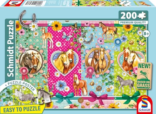Schmidt Spiele 56538 Alles fürs Pferdeglück, 200 Teile Kinderpuzzle aus Graspappe Schmidt Spiele 56538 Alles fürs Pferdeglück, 200 Teile Kinderpuzzle aus Graspappe von Schmidt