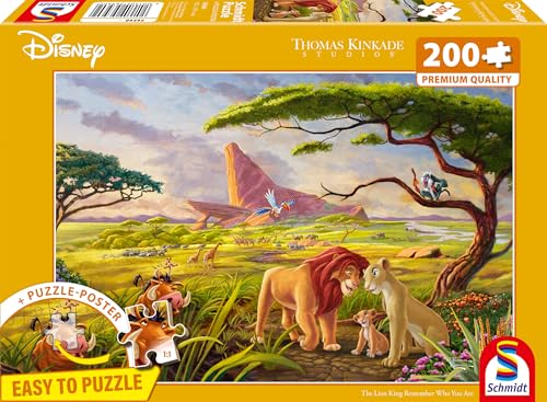 Schmidt Spiele 56560 Thomas Kinkade, Disney, The Lion King, Remember Who You Are, 200 Teile Puzzle Schmidt Spiele 56560 Thomas Kinkade, Disney, The Lion King, Remember Who You Are, 200 Teile Puzzle von Schmidt