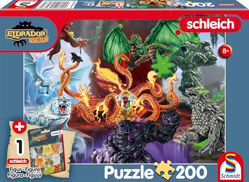 Schmidt Spiele 56566 Eldrador, Fiese Kreaturen, 200 Teile Kinderpuzzle, mit Einer Orginal Schleich Figur Schmidt Spiele 56566 Eldrador, Fiese Kreaturen, 200 Teile Kinderpuzzle, mit Einer Orginal Schleich Figur von Schmidt