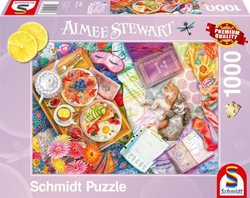Schmidt Spiele 57583 Aimee Stewart, Aufgetischt - Sonntagsfrühstück, 1000 Teile Puzzle von Schmidt