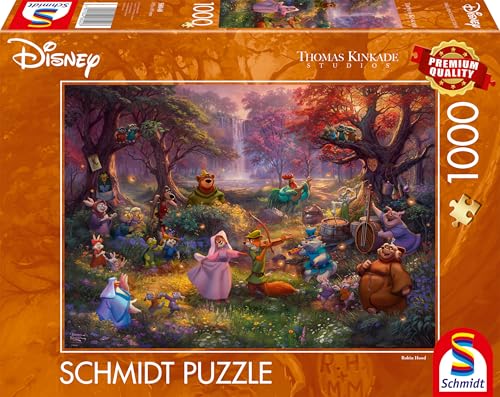 Schmidt Spiele 58040 Thomas Kinkade, Disney, Robin Hood, 1000 Teile Puzzle Schmidt Spiele 58040 Thomas Kinkade, Disney, Robin Hood, 1000 Teile Puzzle von Schmidt
