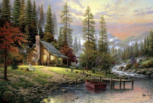 Schmidt Spiele 58455 Thomas Kinkade, Haus in den Bergen, 500 Teile Puzzle Schmidt Spiele 58455 Thomas Kinkade, Haus in den Bergen, 500 Teile Puzzle von Schmidt