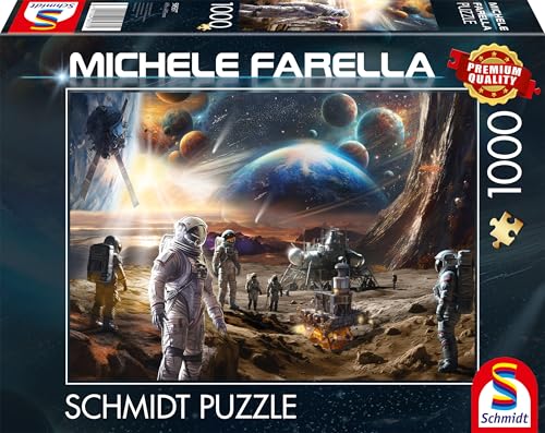 Schmidt Spiele 58537 Unendliche Welten, Raumfahrtmissionen, Michele Farella, 1000 Teile Puzzle Schmidt Spiele 58537 Unendliche Welten, Raumfahrtmissionen, Michele Farella, 1000 Teile Puzzle von Schmidt