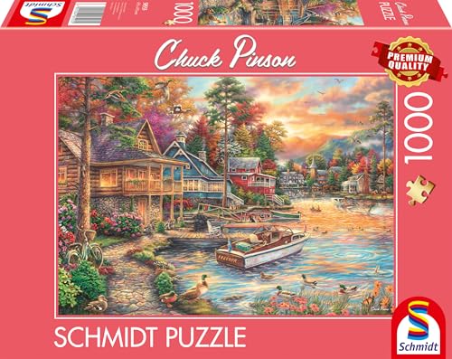Schmidt Spiele 58553 Chuck Pinson, Ufer im Abendgold, 1000 Teile Puzzle Schmidt Spiele 58553 Chuck Pinson, Ufer im Abendgold, 1000 Teile Puzzle von Schmidt