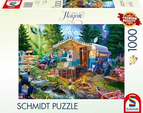 Schmidt Spiele 58575 Jeff Haynie, Mit dem Caravan in den Bergen, 1000 Teile Puzzle Schmidt Spiele 58575 Jeff Haynie, Mit dem Caravan in den Bergen, 1000 Teile Puzzle von Schmidt