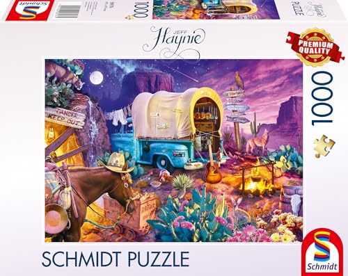 Schmidt Spiele 58576 Jeff Haynie, Romantisches Wildwest-Camping, 1000 Teile Puzzle Schmidt Spiele 58576 Jeff Haynie, Romantisches Wildwest-Camping, 1000 Teile Puzzle von Schmidt