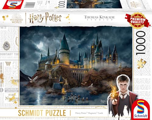 Schmidt Spiele 58577 Thomas Kinkade, Wizarding World, Harry Potter, Hogwarts Castle, 1000 Teile Puzzle von Schmidt