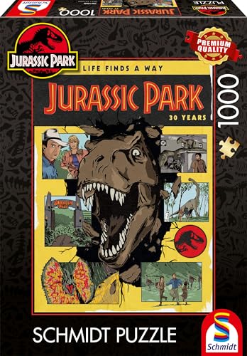 Schmidt Spiele 58580 Jurassic Park, 30 Jahre Jurassic Park, Life Finds a Way, 1000 Teile Puzzle Schmidt Spiele 58580 Jurassic Park, 30 Jahre Jurassic Park, Life Finds a Way, 1000 Teile Puzzle von Schmidt