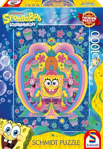 Schmidt Spiele 58588 Hommage an Spongebob, 1000 Teile Puzzle von Schmidt