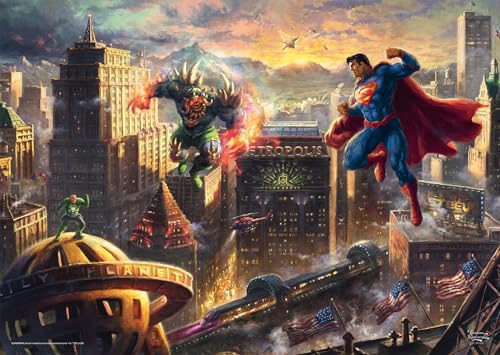 Schmidt Spiele 58591 Superman, Man of Steel, Thomas Kinkade, 1000 Teile Puzzle von Schmidt