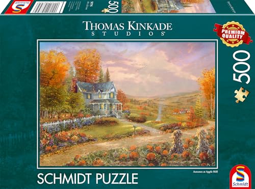 Schmidt Spiele 58795 Herbst in Apple Hill, Thomas Kinkade, 500 Teile Puzzle von Schmidt