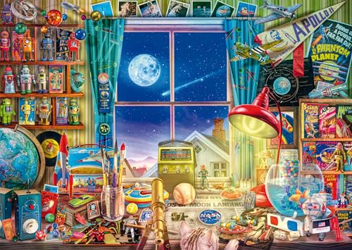 Schmidt Spiele 58882 Bis zum Mond, 1000 Teile Puzzle von Schmidt