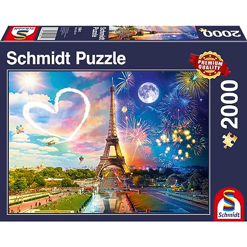 Schmidt Spiele 58941 Paris, Tag und Nacht, 2000 Teile Puzzle Schmidt Spiele 58941 Paris, Tag und Nacht, 2000 Teile Puzzle von Schmidt