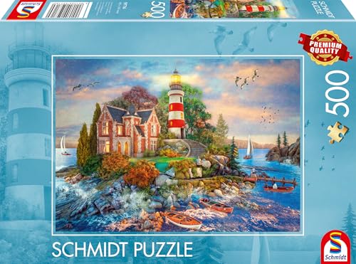 Schmidt Spiele 59716 Leuchtturm am Felsen, 500 Teile Puzzle Schmidt Spiele 59716 Leuchtturm am Felsen, 500 Teile Puzzle von Schmidt