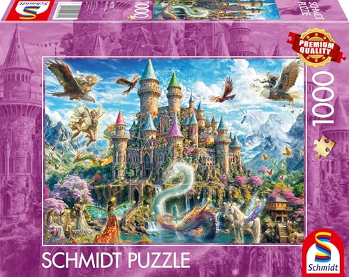 Schmidt Spiele 59791 Märchenschloss im Reich der Fantasie, 1000 Teile Puzzle Schmidt Spiele 59791 Märchenschloss im Reich der Fantasie, 1000 Teile Puzzle von Schmidt