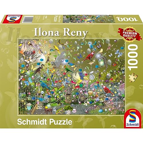 Schmidt Spiele 59948 Ilona Reny, Im Dschungel der Papageien, 1000 Teile Puzzle von Schmidt