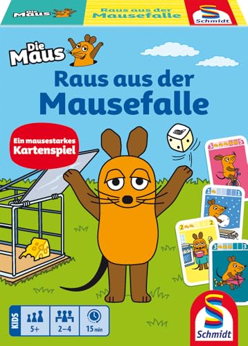 Schmidt Spiele 75063 Die Maus, Raus aus der Mausefalle, Kinderkartenspiel Schmidt Spiele 75063 Die Maus, Raus aus der Mausefalle, Kinderkartenspiel von Schmidt