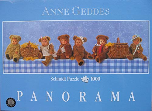 Schmidt Spiele - Anne Geddes, Teddybären-Picknick, 1000 Teile Panoramapuzzle von Schmidt