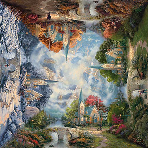 Schmidt Spiele Die Kirche in den Bergen Puzzle (Puzzle, Fantasie, Kinder und Erwachsene, Die Kirche in den Bergen, Junge/Mädchen, 12 Jahre (e)) von Schmidt