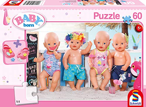 Schmidt Spiele Puzzle 56298 Baby Born, Im Sommer, 60 Teile Kinderpuzzle, bunt Schmidt Spiele Puzzle 56298 Baby Born, Im Sommer, 60 Teile Kinderpuzzle, bunt von Schmidt