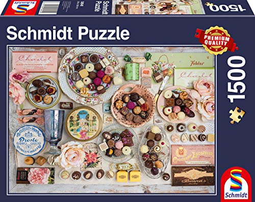 Schmidt Spiele Puzzle 58940 Nostalgie-Schokoladen, 1.500 Teile Puzzle, bunt von Schmidt