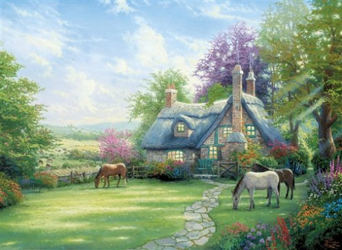 Schmidt Spiele - Thomas Kinkade, Frühling, 1000 Teile Puzzle Schmidt Spiele - Thomas Kinkade, Frühling, 1000 Teile Puzzle von Schmidt