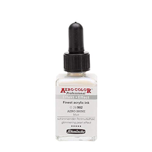 Schmincke - AERO COLOR Professional Effektfarbe 28ml SHINE Blau von Schmincke