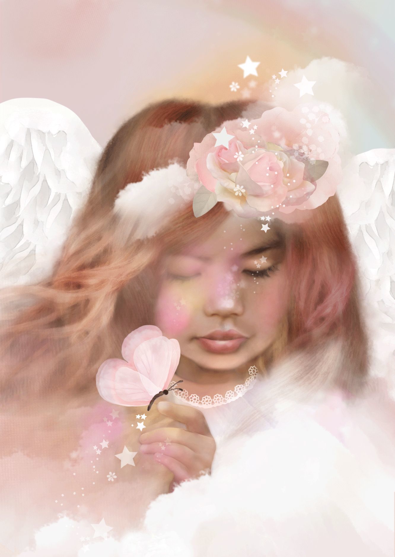 Schmooks Poster Angel Kisses Schmooks Poster Angel Kisses von Schmooks