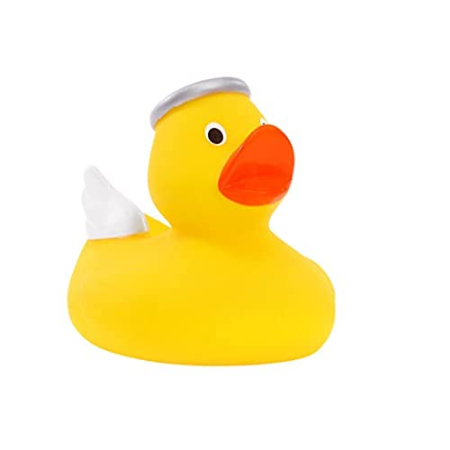 Schnabels Engel Badeente gelb - Geschenk für Geburt Geburtstag Namenstag Kinder Baby Freund-in Mädchen Junge - Spielzeug Quietsche-Ente Deko Badewanne Schnabels Engel Badeente gelb - Geschenk für Geburt Geburtstag Namenstag Kinder Baby Freund-in Mädchen Junge - Spielzeug Quietsche-Ente Deko Badewanne von Schnabels