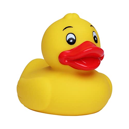 Schnabels Quietsche-Ente (9,50 cm) - Geschenk für Geburt Geburtstag Namenstag Kinder Baby Freund-in Mädchen Junge - Spielzeug Bade-Ente Badewanne Deko von Schnabels