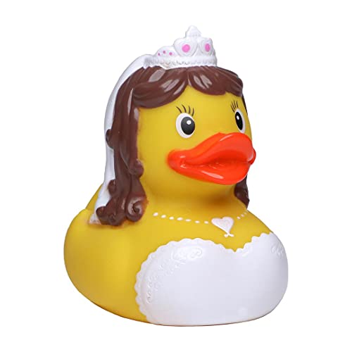 Schnabels Quietsche-Ente Braut - Geschenk für Geburt Geburtstag Namenstag Kinder Baby Freund-in Mädchen Junge - Spielzeug Bade-Ente Badewanne Deko Schnabels Quietsche-Ente Braut - Geschenk für Geburt Geburtstag Namenstag Kinder Baby Freund-in Mädchen Junge - Spielzeug Bade-Ente Badewanne Deko von Schnabels