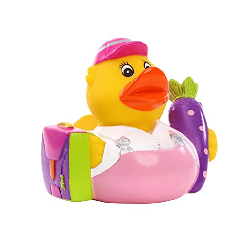 Schnabels Quietsche-Ente Erstklässler-/in (rosa) - Geschenk für Einschulung Schultüte Kinder Freund-in Mädchen Junge - Spielzeug Bade-Ente Badewanne Deko von Schnabels