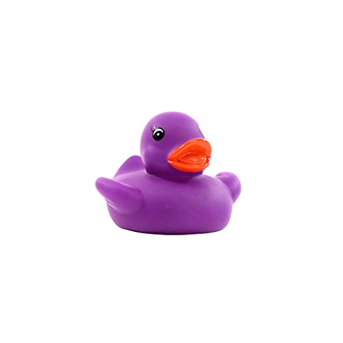 Schnabels Quietsche-Ente Farbwechsel (lila) - Geschenk für Geburt Geburtstag Namenstag Kinder Baby Freund-in Mädchen Junge - Spielzeug Bade-Ente Badewanne Deko von Schnabels