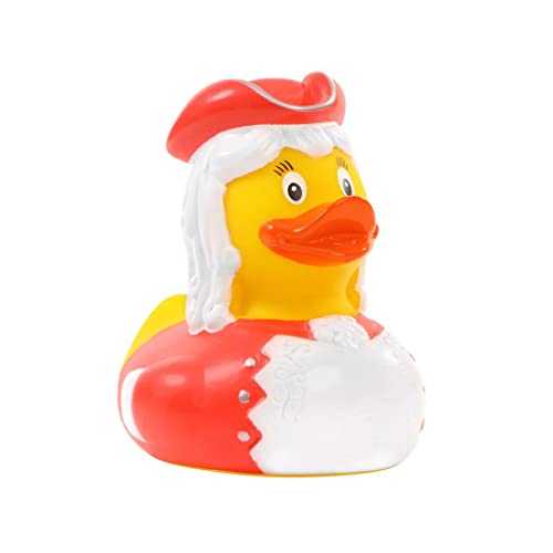 Schnabels Quietsche-Ente Funkenmariechen - Geschenk für Geburt Geburtstag Namenstag Kinder Baby Freund-in Mädchen Junge - Spielzeug Bade-Ente Badewanne Deko von Schnabels
