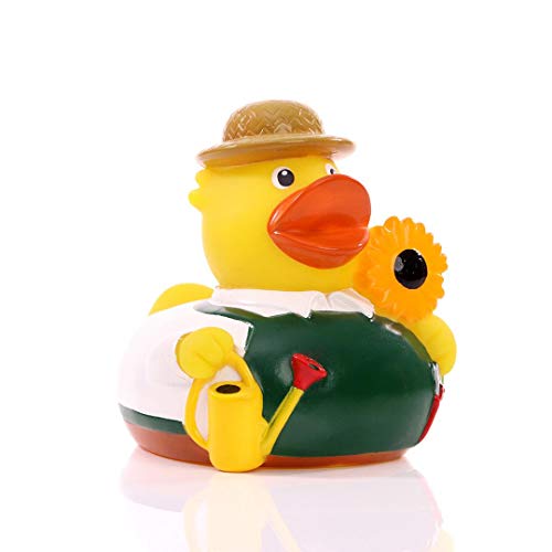 Schnabels Quietsche-Ente Gärtner - das blumige Geschenk für grüne Daumen und Gartenliebhaber! von Schnabels