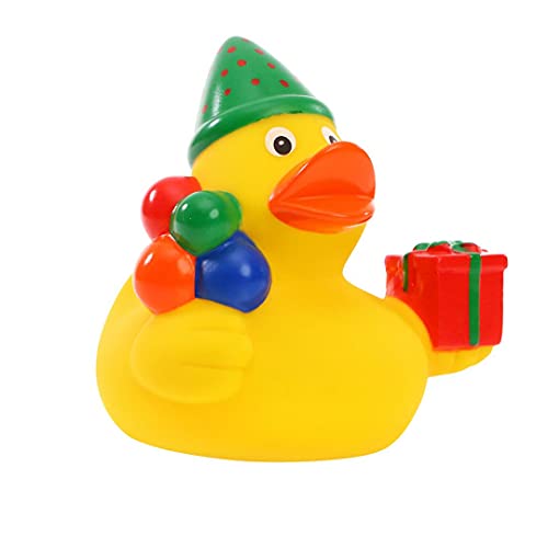 Schnabels Quietsche-Ente Geburtstag - Die feierliche Geschenkidee für Jede Party! Badeente mit Partyhut und Ballons für die richtige Feierstimmung Schnabels Quietsche-Ente Geburtstag - Die feierliche Geschenkidee für Jede Party! Badeente mit Partyhut und Ballons für die richtige Feierstimmung von Schnabels