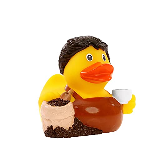 Schnabels Quietsche-Ente Kaffee - Geschenk für Geburt Geburtstag Namenstag Kinder Baby Freund-in Mädchen Junge - Spielzeug Bade-Ente Badewanne Deko von Schnabels