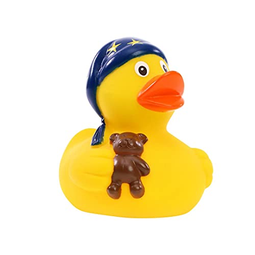 Schnabels Quietsche-Ente Schlafmütze - Geschenk für Geburt Geburtstag Namenstag Kinder Baby Freund-in Mädchen Junge - Spielzeug Bade-Ente Badewanne Deko Schnabels Quietsche-Ente Schlafmütze - Geschenk für Geburt Geburtstag Namenstag Kinder Baby Freund-in Mädchen Junge - Spielzeug Bade-Ente Badewanne Deko von Schnabels