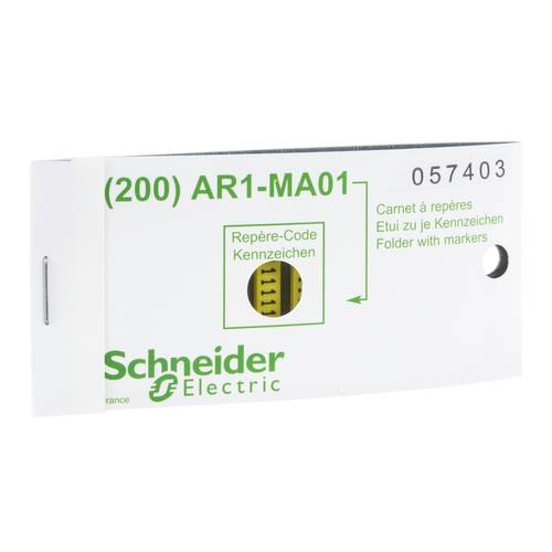 Schneider Electric AR1MB01C Kennzeichnungsträger 200St. von Schneider Electric